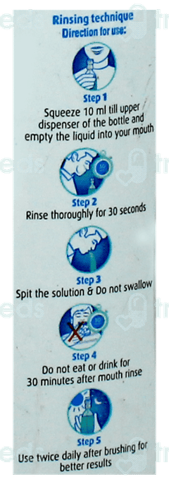 Clohex Ads Mint Flavour No Sugar Added Mouthwash 200Ml